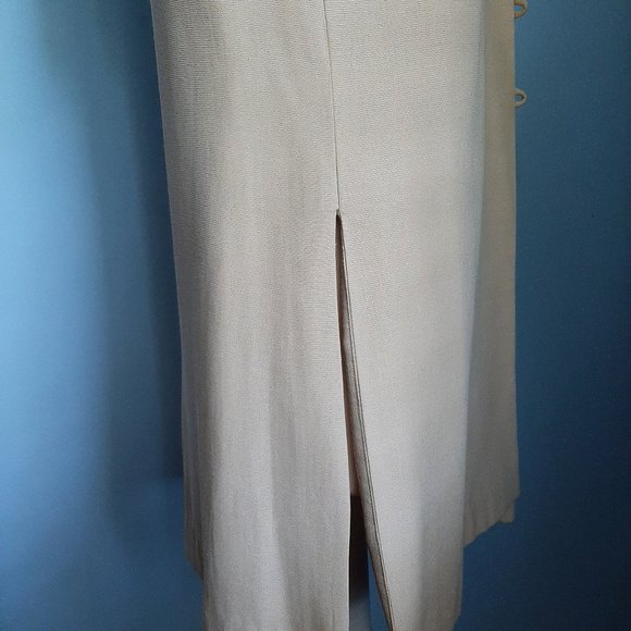 Vintage Lanz Originals of Salsburg Button-Down Tunic Pale Yellow Size 14 - Picture 6 of 10